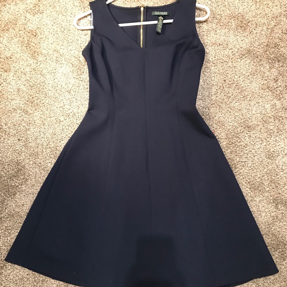 Lauren Ralph Lauren | Navy Blue Dress | size 2